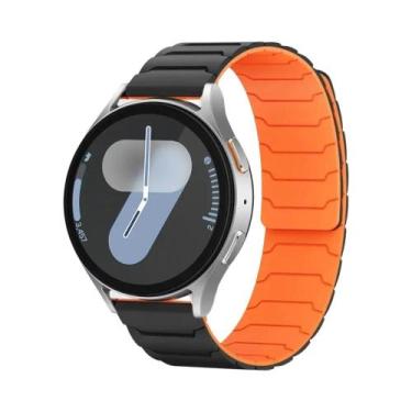 Imagem de Pulseiras Magnéticas De Silicone Para Samsung Galaxy Watch 7/6/5 Pro/4