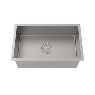 Imagem de Cuba para Cozinha Pia Gourmet 60x40cm com Acessórios Escovada Prata Aç