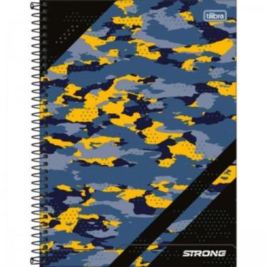 Imagem de Caderno De 16 Materias Masculino Strong 256fls Capa Sortidas - Tilibra