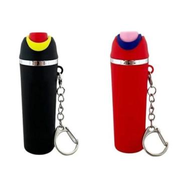 Imagem de Chaveiro Mini Garrafa De Água Fofa Para Protetor Labial, Mochila, Copo