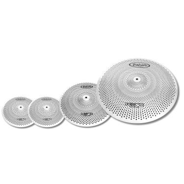 Imagem de Kit Pratos Hero Mute Par Chimbal 14 + Crash 16 + Ride 20