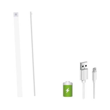 Imagem de Luz De Barra LED Recarregável Por USB Com Sensor De Movimento Magnétic