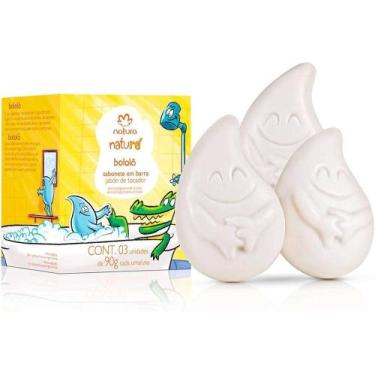 Imagem de Sabonete Barra Natura Naturé Bololô 3 Unidades 90g Infantil