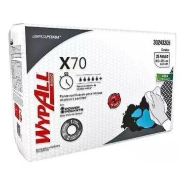 Imagem de Pano Wipe Wypall  Limpeza  X70 Plus Professional c/  25un