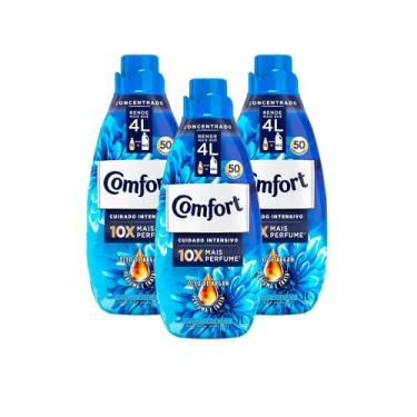 Imagem de Kit 3 Amaciante Concentrado Comfort Intense Cuidado Essencial 1L