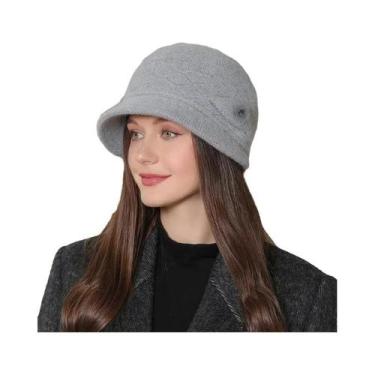 Imagem de Chapéu Bucket Feminino De Inverno Quente Com Forro De Pele, Casual Par