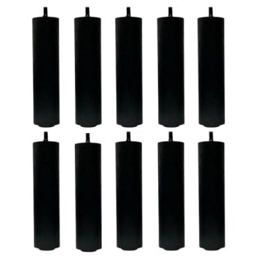 Imagem de Kit com 12 Pés para Cama Box 15cm – Preto Pé de cama Universal Base Suporte Cama Madeira Rosqueável
