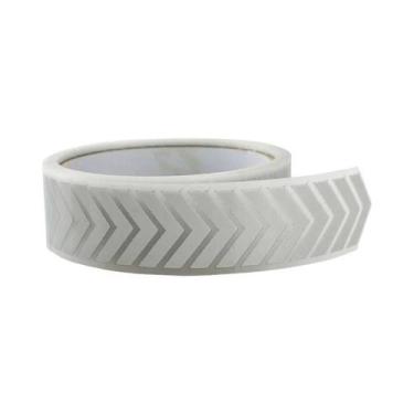 Imagem de Fita De Vinil Refletiva Prateada Para Transferência Térmica, Adesivos 