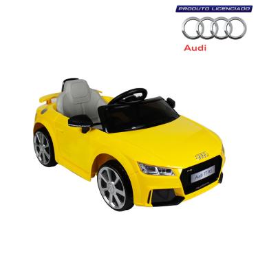 Imagem de Carrinho Elétrico Audi TT RS 12V Amarelo Bel