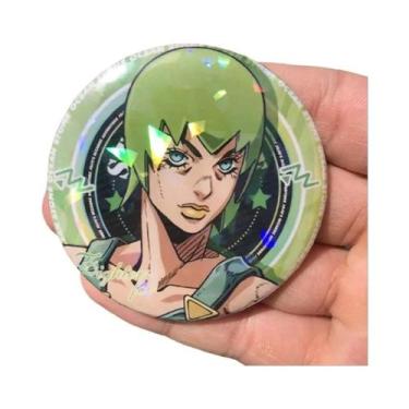 Imagem de Crachá De Metal SPTE Jolyne Cujoh Jotaro Jonathan JoJo's Bizarre Adven