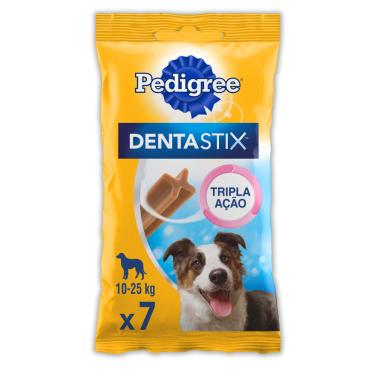 Imagem de Petisco Pedigree Dentastix Cuidado Oral Para Cães Adultos Raças Médias 7 Unidades