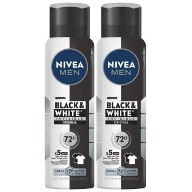 Imagem de Kit Desodorante Aerosol Nivea Invisible Black & White Power 150ml - 2 