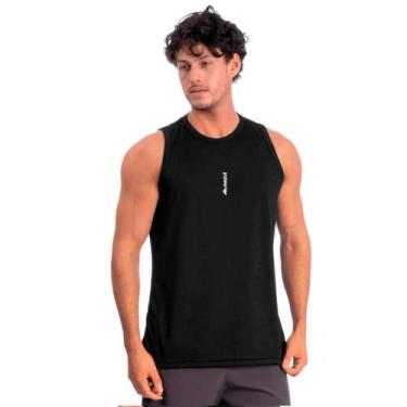 Imagem de Regata Masculino Dry Losango Essencial Estilo - MEZUL, Preto, GG