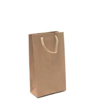 Imagem de 10 Sacolas De Papel P/ Perfumes 18x10x5cm: Alça De Cordão - Kaiambá Ar