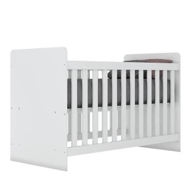 Imagem de Berço Labirinto Branco Brilho - Móveis Henn Branco Brilho