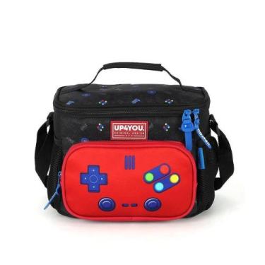 Imagem de Lancheira Escolar Luxcel Up4You Game Ctrl Preto