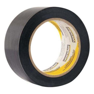 Imagem de Fita Adesiva Para Demarcação 30m Preto Vonder