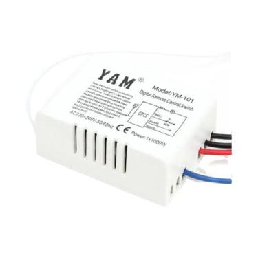 Imagem de Interruptor De Luz Digital Sem Fio Com Controle Remoto 180-240V RF433 