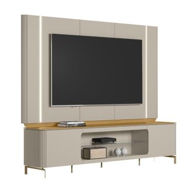 Imagem de Painel Tv 75 Pol E Rack Bancada 239cm Martan Tauari/off Flex L06 - Mpozenato