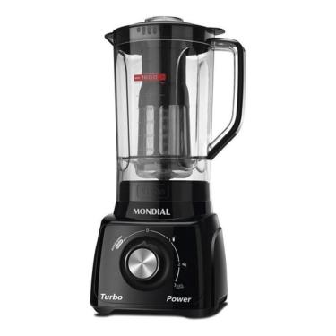 Imagem de Liquidificador Portátil Mobilar Eletro L99 2 e 2L com Função Turbo e Pulso Preto 110V