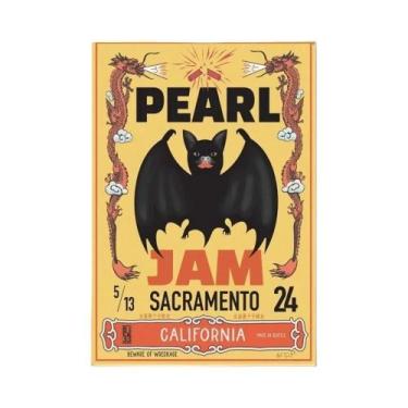 Imagem de Adesivo De Parede Vintage P-Pearl J-Jam Band, Decoração Para Sala De E
