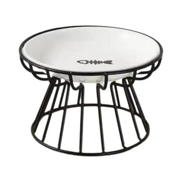 Imagem de Suporte Elevado De Cerâmica Para Tigelas De Animais De Estimação Para 