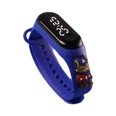 Imagem de Relógio Infantil À Prova d'Água Com LED Touch Mickey Mouse, Pulseira E