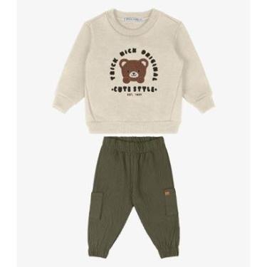 Imagem de Conjunto Blusão Com Calça Trick Nick Bege-Masculino