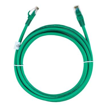 Imagem de Cabo de Rede UTP (Patch Cord) RJ45 Cat 6 - 1.5 metros - Certificação Anatel - Verde - Seclan