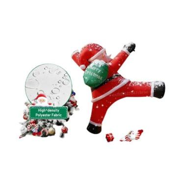 Imagem de Papai Noel Inflável Com Luzes LED De 3M Para Decoração Interna E Exter