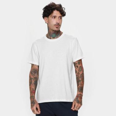 Imagem de Camiseta Ellus Básica Masculina, Branco, M