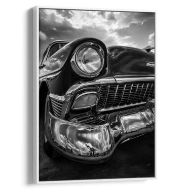 Imagem de Quadro decorativo Carro Clássico Sob o Céu Tempestuoso - Art Canvas, 1