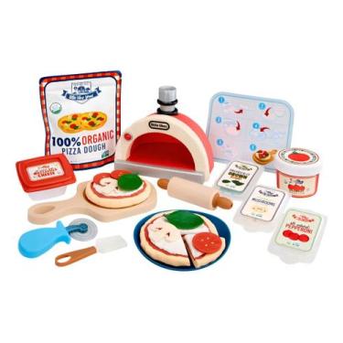 Imagem de Kit Pizza Cozinha Infantil De Brinquedo - Creative Chefs Pizza Kit - L