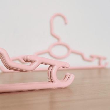 Imagem de Kit 50 Cabides Infantil Bebê Baby Rosa Azul Branco Preto Plástico Refo