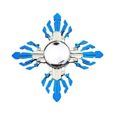 Imagem de Fidget Spinner Colorido De Liga De Zinco Com Rolamentos Suaves, Brinqu