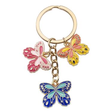 Imagem de Chaveiro Sweet Three-Color Butterfly para bolsas