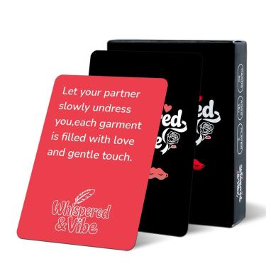 Imagem de Jogo de cartas romântico para casais 50 cartas Date Night Challenge