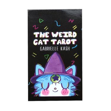 Imagem de Baralho de cartas de tarô The Weird Cat Cute Cat Divination 50 cartas