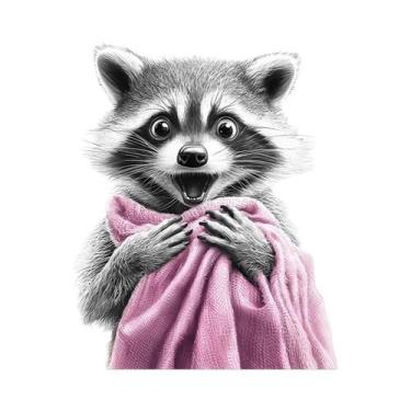 Imagem de Pôster De Lona Moderno Para Decoração De Sala De Estar: Animais Engraç