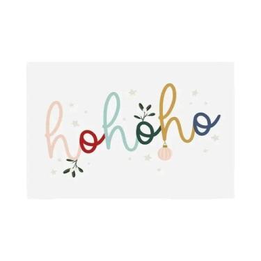 Imagem de Pintura Em Tela De Bola De Natal Com Floco De Neve E Azevinho Fosco Pa