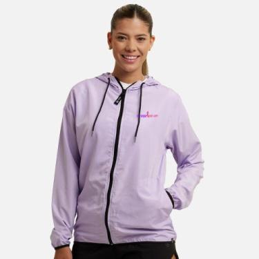Imagem de Jaqueta Corta Vento Feminino Corrida WSS Never Give Up! - Web Surf Sho