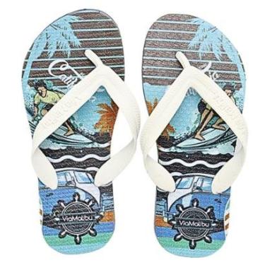 Imagem de Chinelo Infantil Menino Baby Branco Macio Confortavel Moderno Estiloso Confortavel Antiderrapante-Masculino