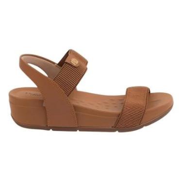 Imagem de Sandália Anabela Feminino Modare 7207.105 Marrom-Feminino