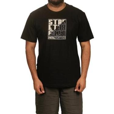 Imagem de Camiseta Fatal Surf Masculina Estampada Street Zero Toque-Masculino