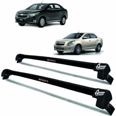 Imagem de Rack Teto Aluminio Prime GM Cobalt 2016 até 2022 Preto PR194