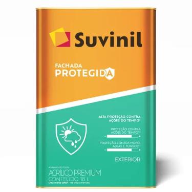 Imagem de Tinta Acrílica Fachada Protegida Branco Neve 18 Litros - 50842487- SUVINIL