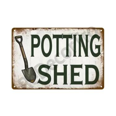 Imagem de Placa De Metal Vintage Com Flores Para Decoração De Parede De Jardim, 