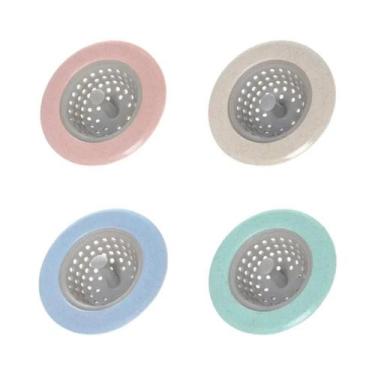 Imagem de Filtro De Silicone E Fibra De Trigo Anti-entupimento, Tampa De Ralo Po
