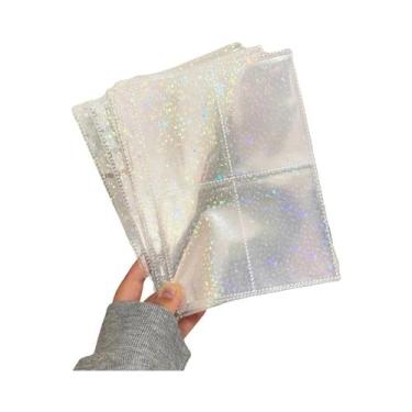 Imagem de Álbum De Fotos Com 1-4 Divisórias, Páginas Internas Para Cartões De Fo