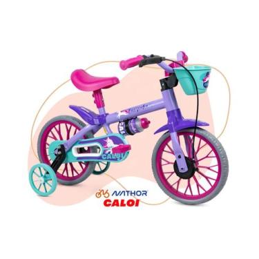 Imagem de Bicicleta Infantil Caloi Nathor Cecizinha Aro 12 com Rodinhas, Cestinh